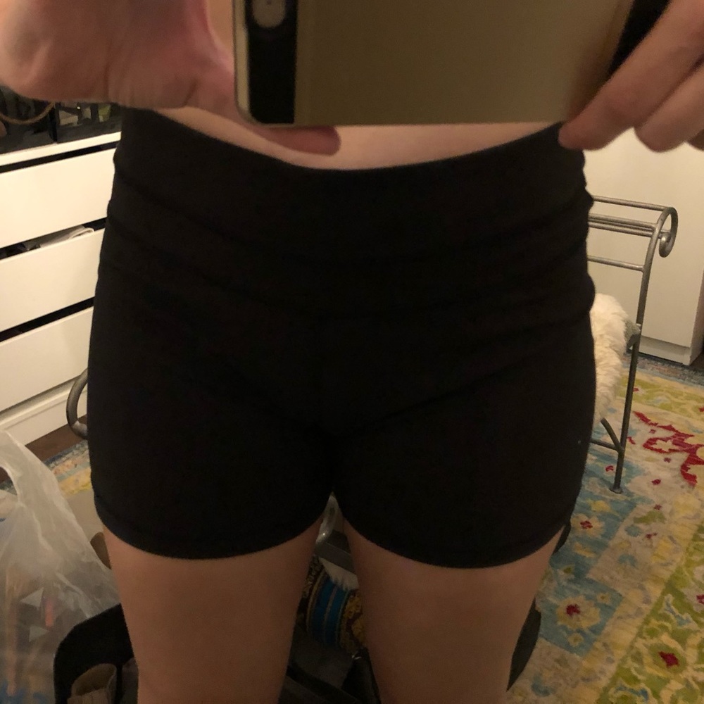 Lululemon High Waisted Yoga Shorts